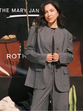 New Fabrique Hera Blazer in Worsted Wool Blend